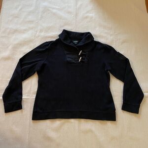 Lauren Ralph Lauren Fisherman Cotton Toggle Top Size XL